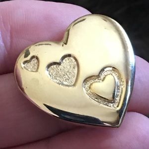 Vintage The Variety Club heart shape brooch